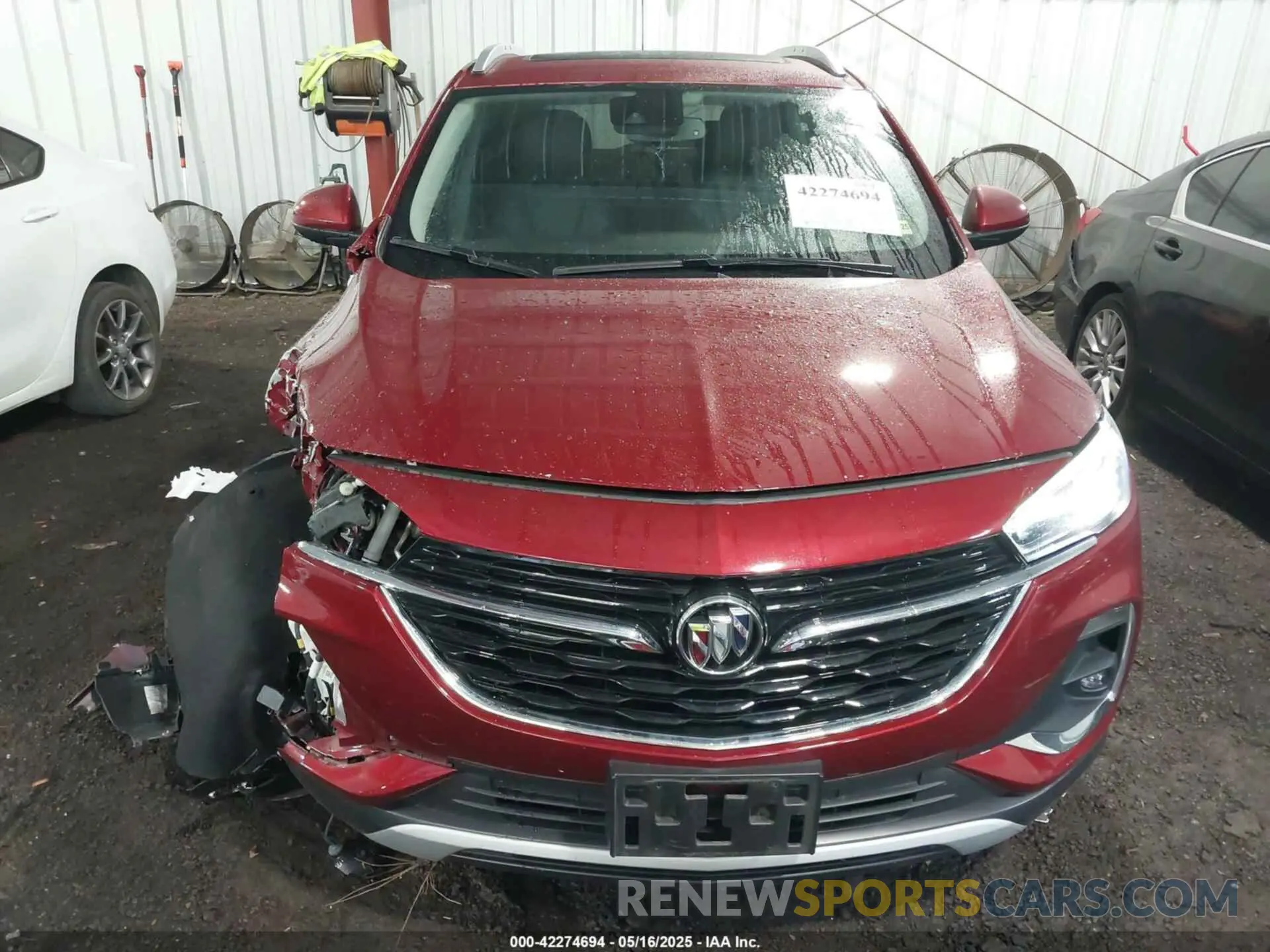 13 fotografías del automóvil dañado KL4MMGSL5NB147667 BUICK ENCORE GX 2022