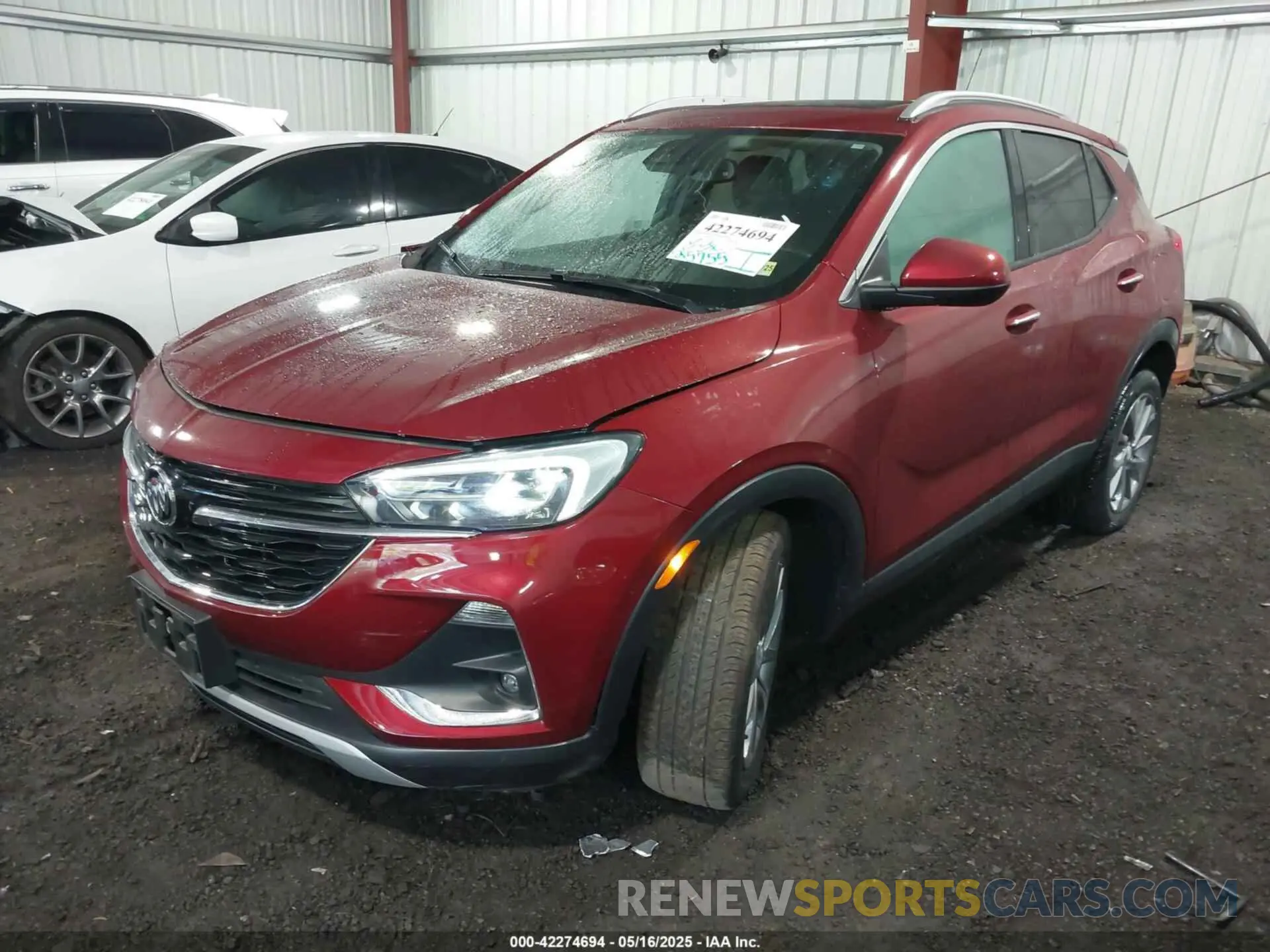 2 fotografías del automóvil dañado KL4MMGSL5NB147667 BUICK ENCORE GX 2022