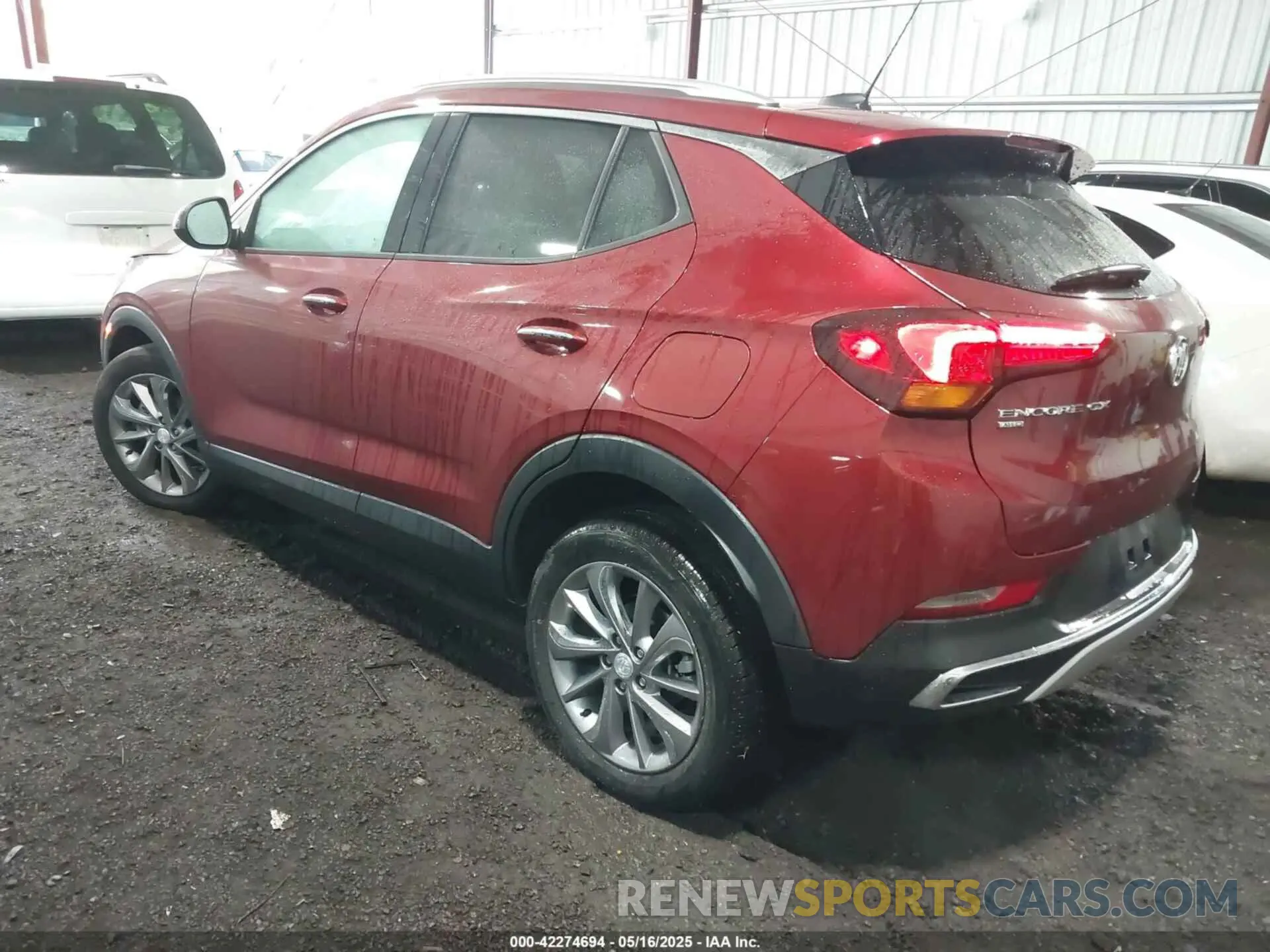 3 fotografías del automóvil dañado KL4MMGSL5NB147667 BUICK ENCORE GX 2022