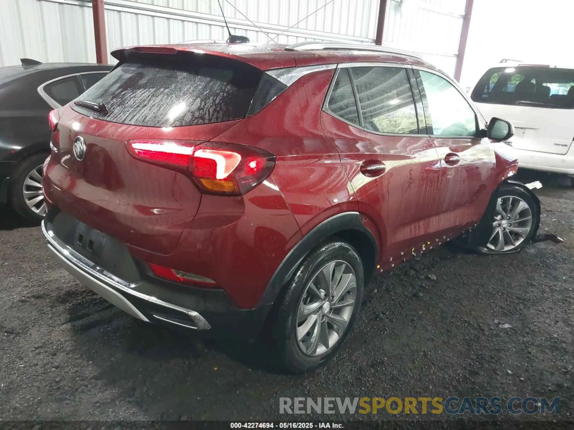 4 fotografías del automóvil dañado KL4MMGSL5NB147667 BUICK ENCORE GX 2022