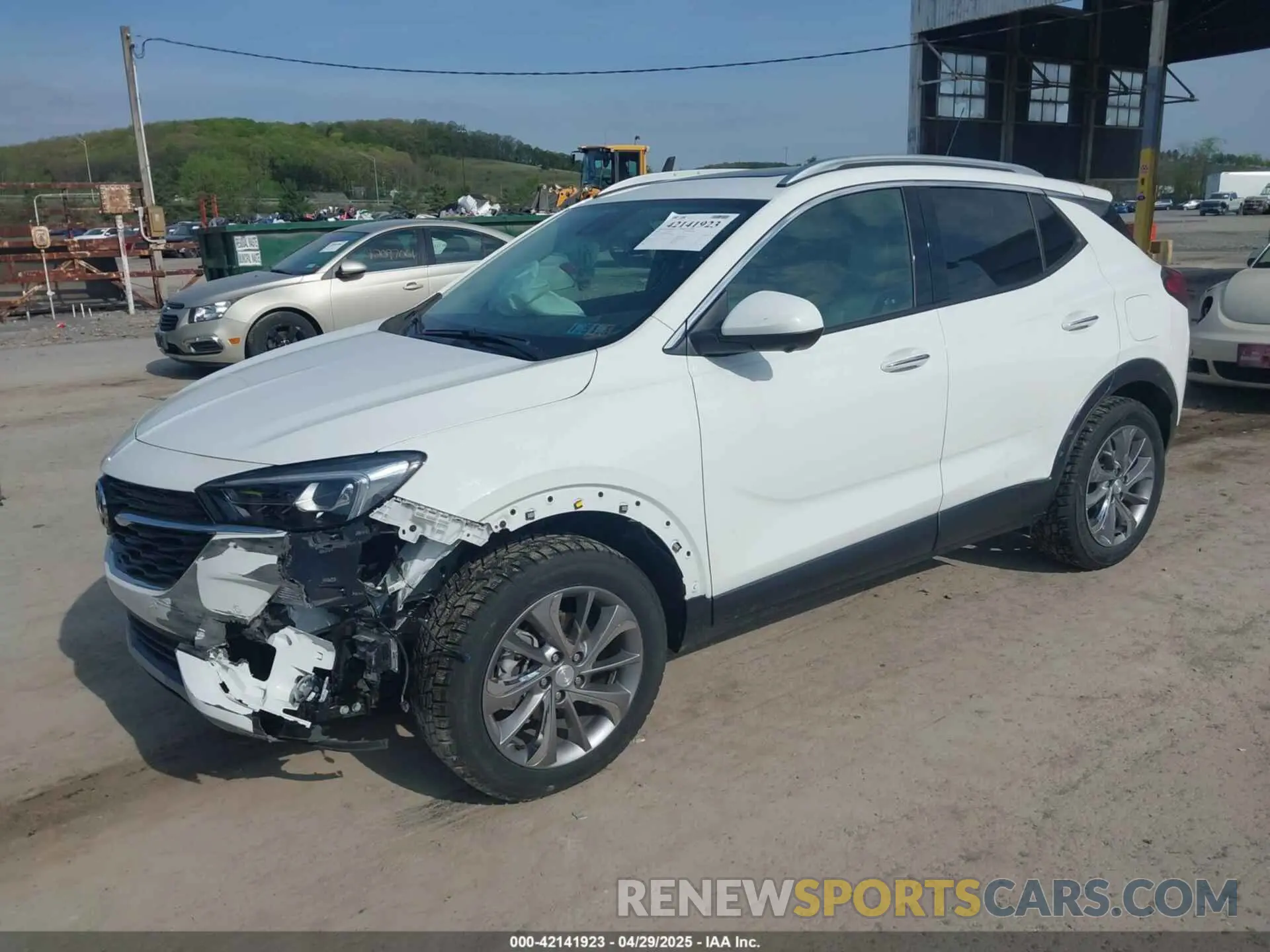 2 fotografías del automóvil dañado KL4MMGSL8NB136727 BUICK ENCORE GX 2022