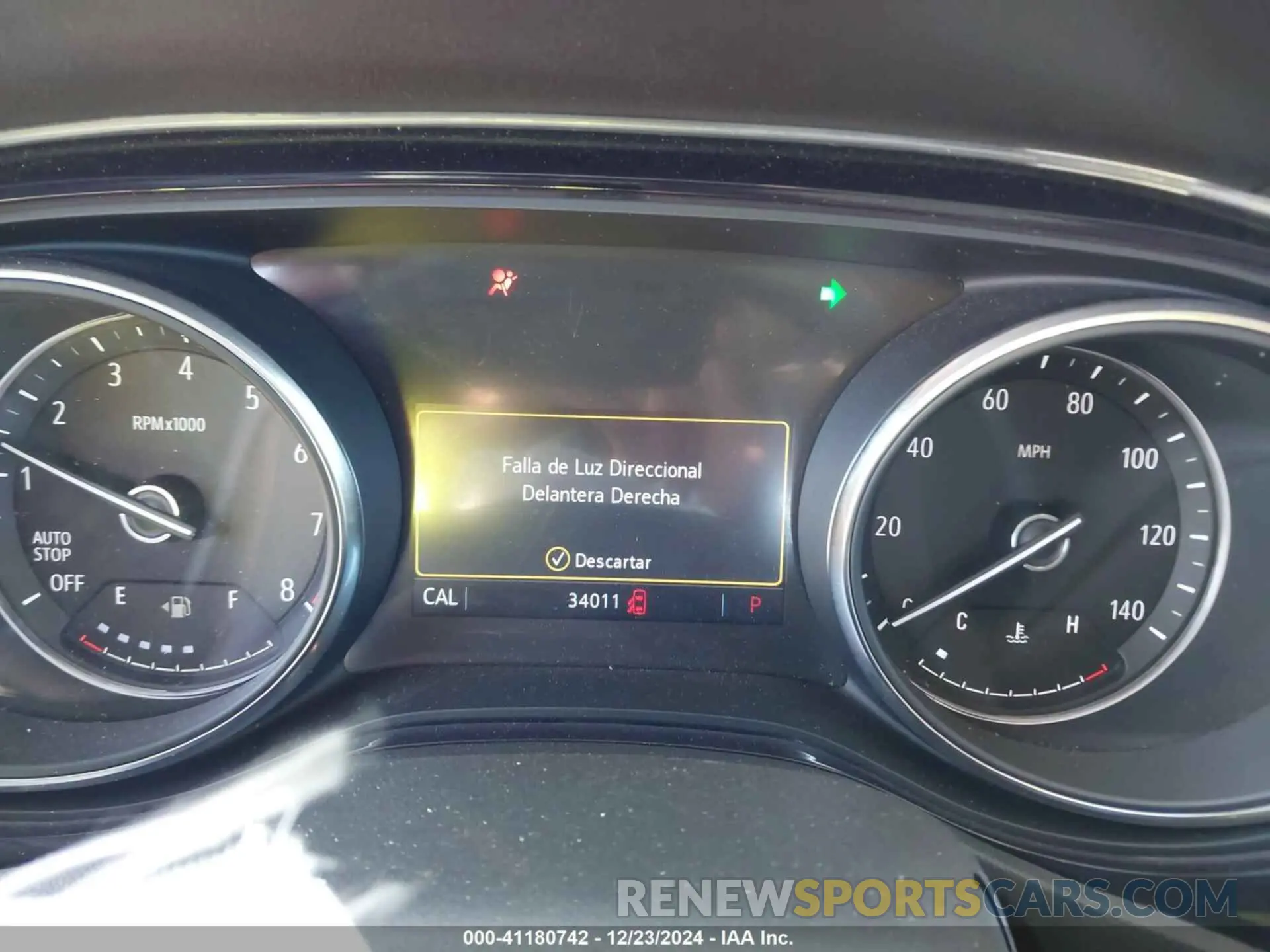 7 fotografías del automóvil dañado KL4MMBS20PB105971 BUICK ENCORE GX 2023
