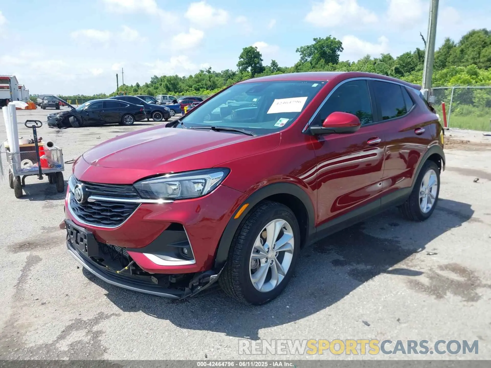 2 fotografías del automóvil dañado KL4MMBS22PB142844 BUICK ENCORE GX 2023