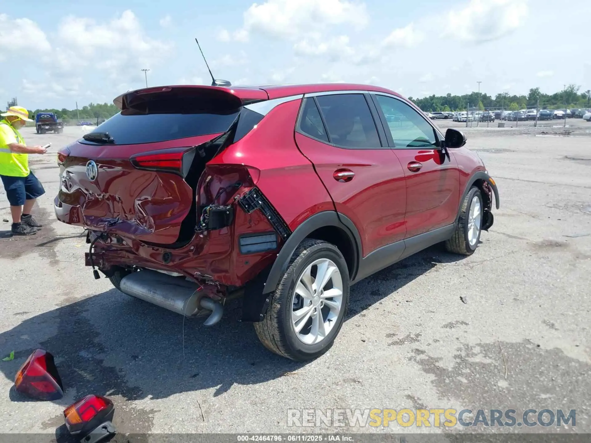 4 fotografías del automóvil dañado KL4MMBS22PB142844 BUICK ENCORE GX 2023