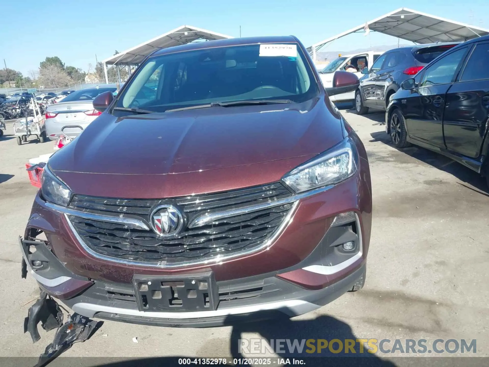 13 fotografías del automóvil dañado KL4MMBS25PB099410 BUICK ENCORE GX 2023