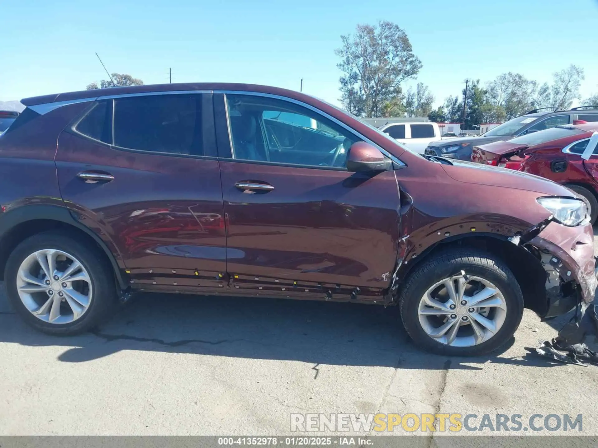 14 fotografías del automóvil dañado KL4MMBS25PB099410 BUICK ENCORE GX 2023