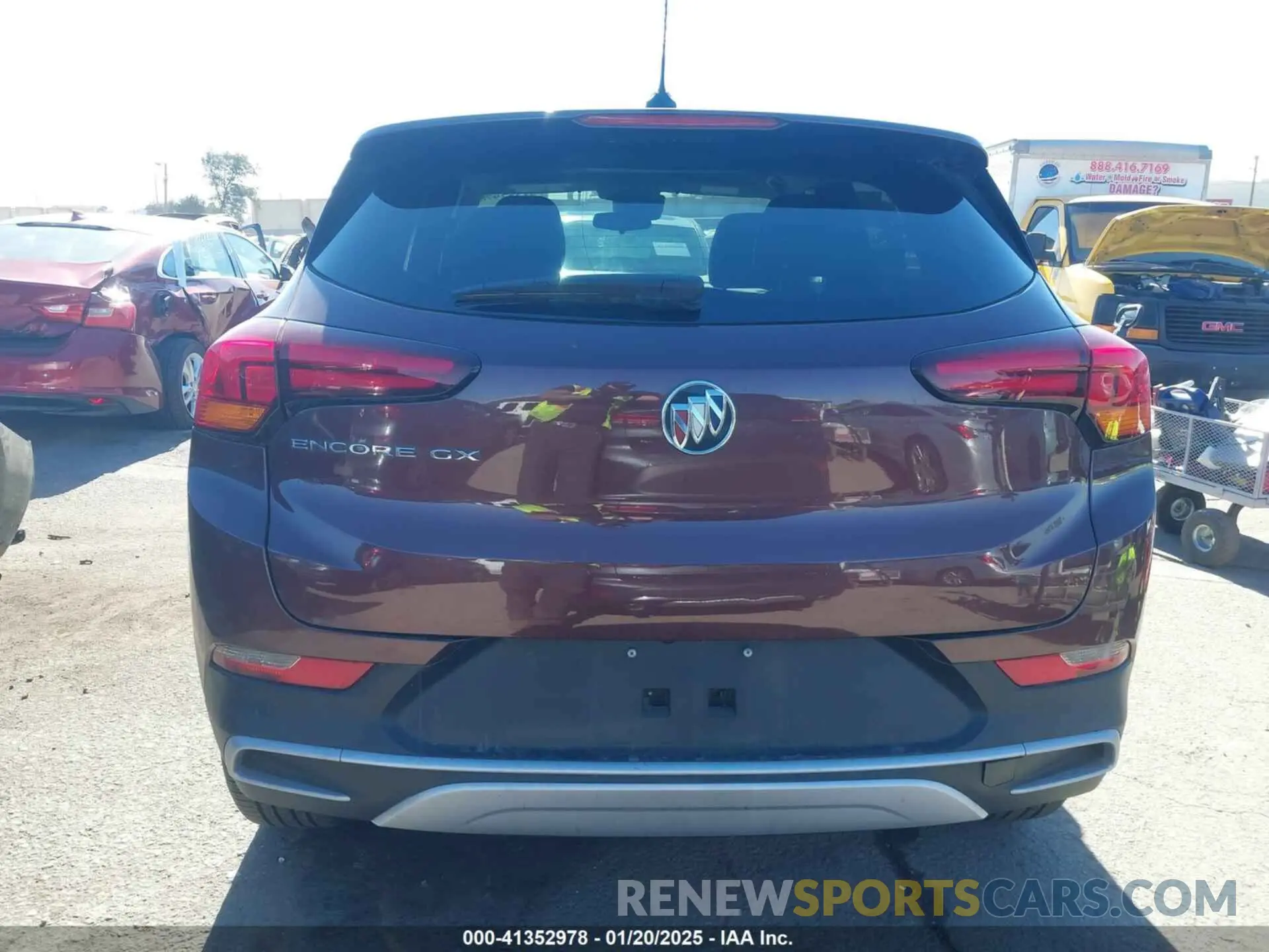 17 fotografías del automóvil dañado KL4MMBS25PB099410 BUICK ENCORE GX 2023