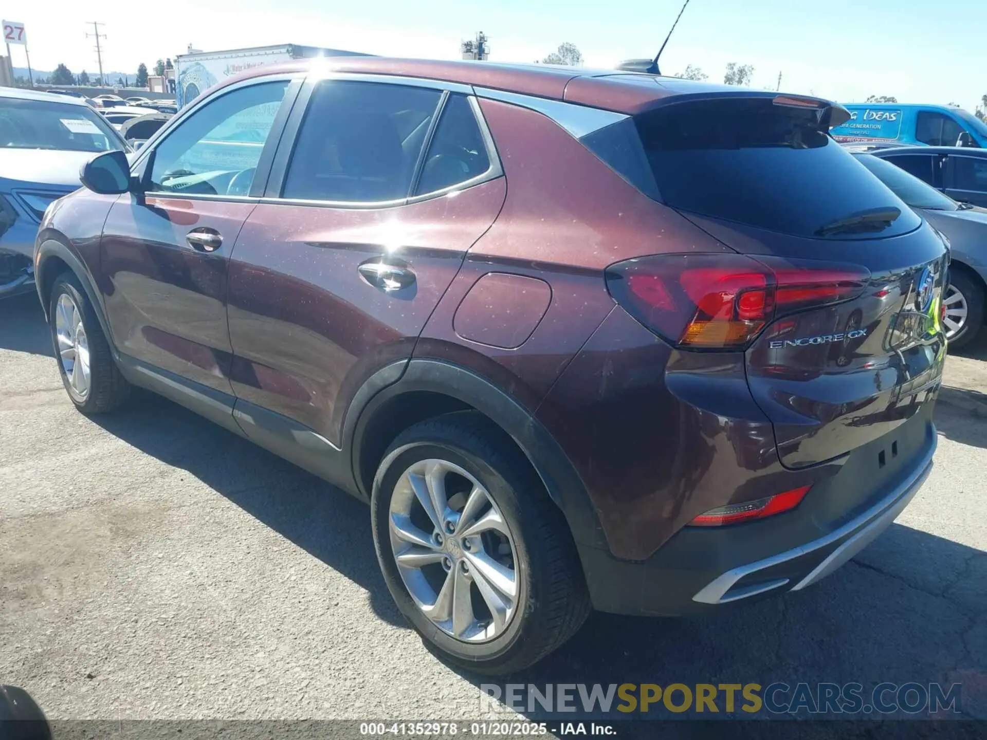 3 fotografías del automóvil dañado KL4MMBS25PB099410 BUICK ENCORE GX 2023