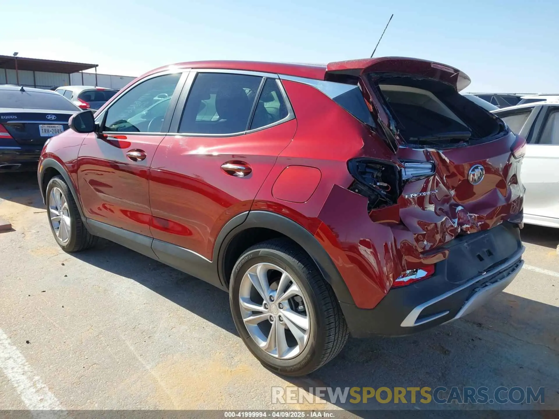 3 fotografías del automóvil dañado KL4MMBS29PB109145 BUICK ENCORE GX 2023