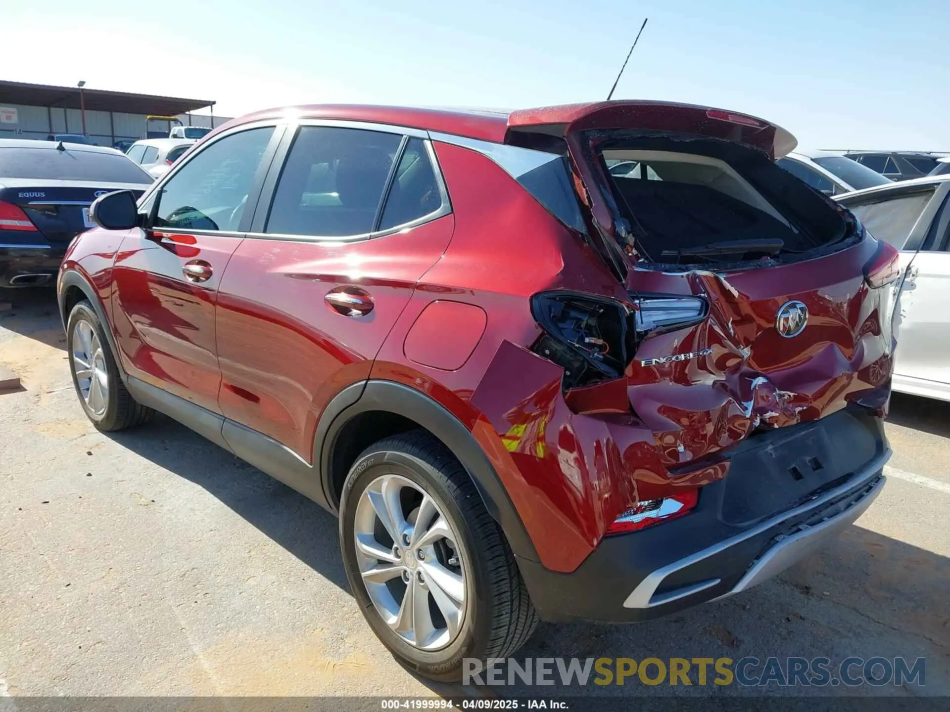 6 fotografías del automóvil dañado KL4MMBS29PB109145 BUICK ENCORE GX 2023