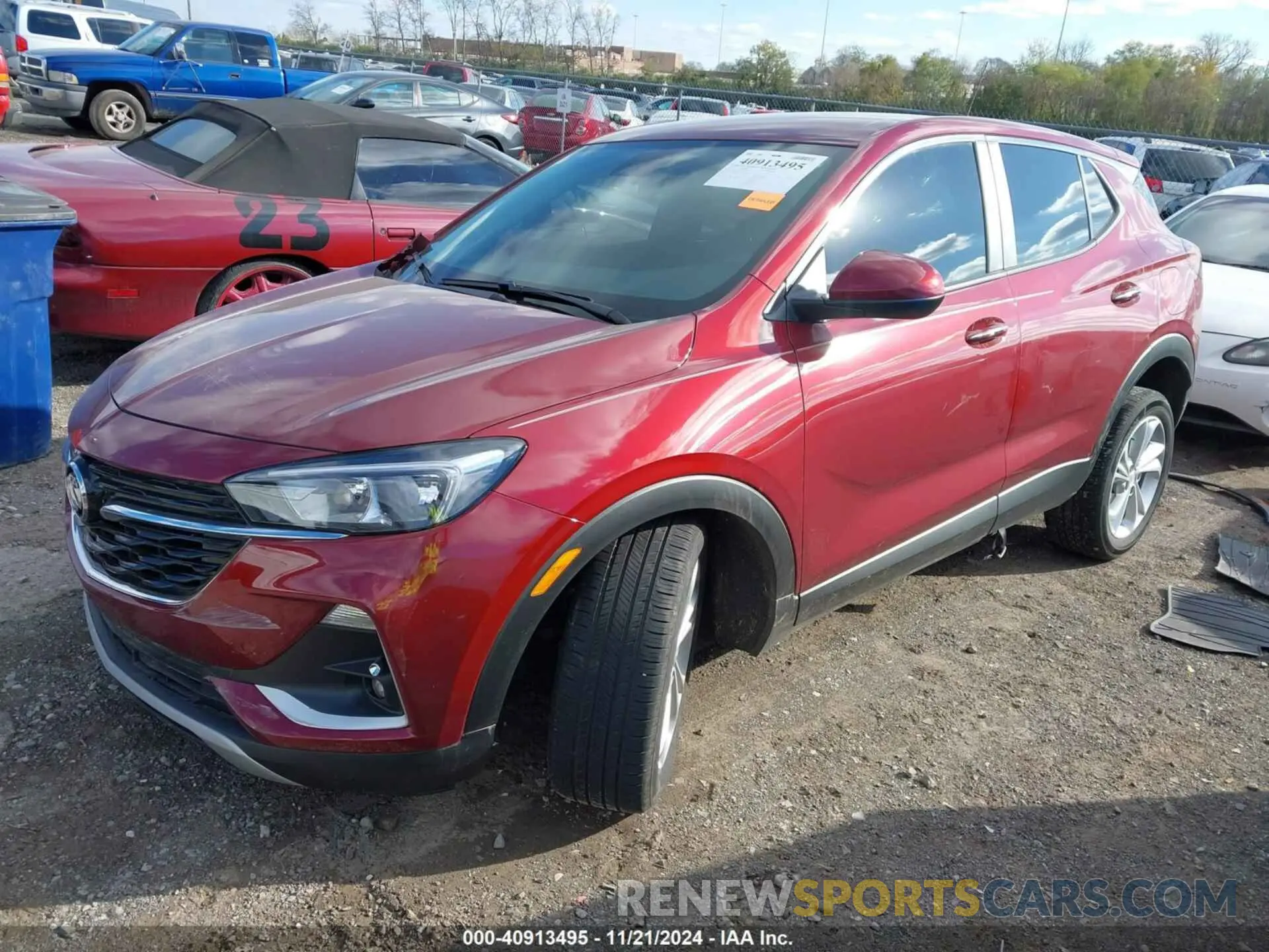 2 fotografías del automóvil dañado KL4MMCSL1PB139206 BUICK ENCORE GX 2023
