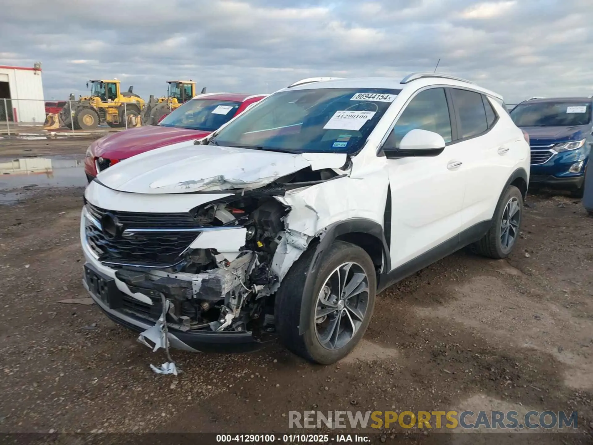 2 fotografías del automóvil dañado KL4MMDS21PB048093 BUICK ENCORE GX 2023