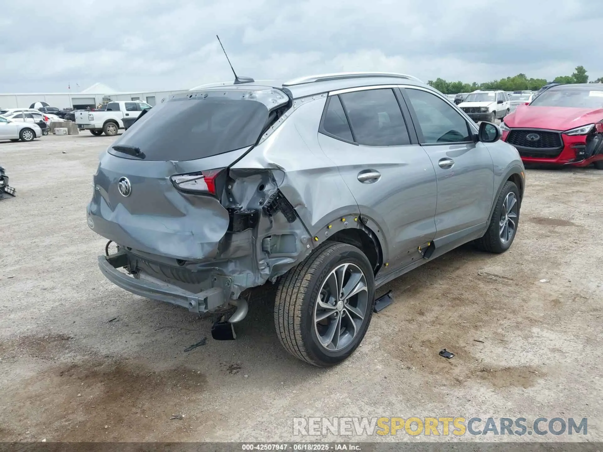 4 fotografías del automóvil dañado KL4MMDS22PB151670 BUICK ENCORE GX 2023