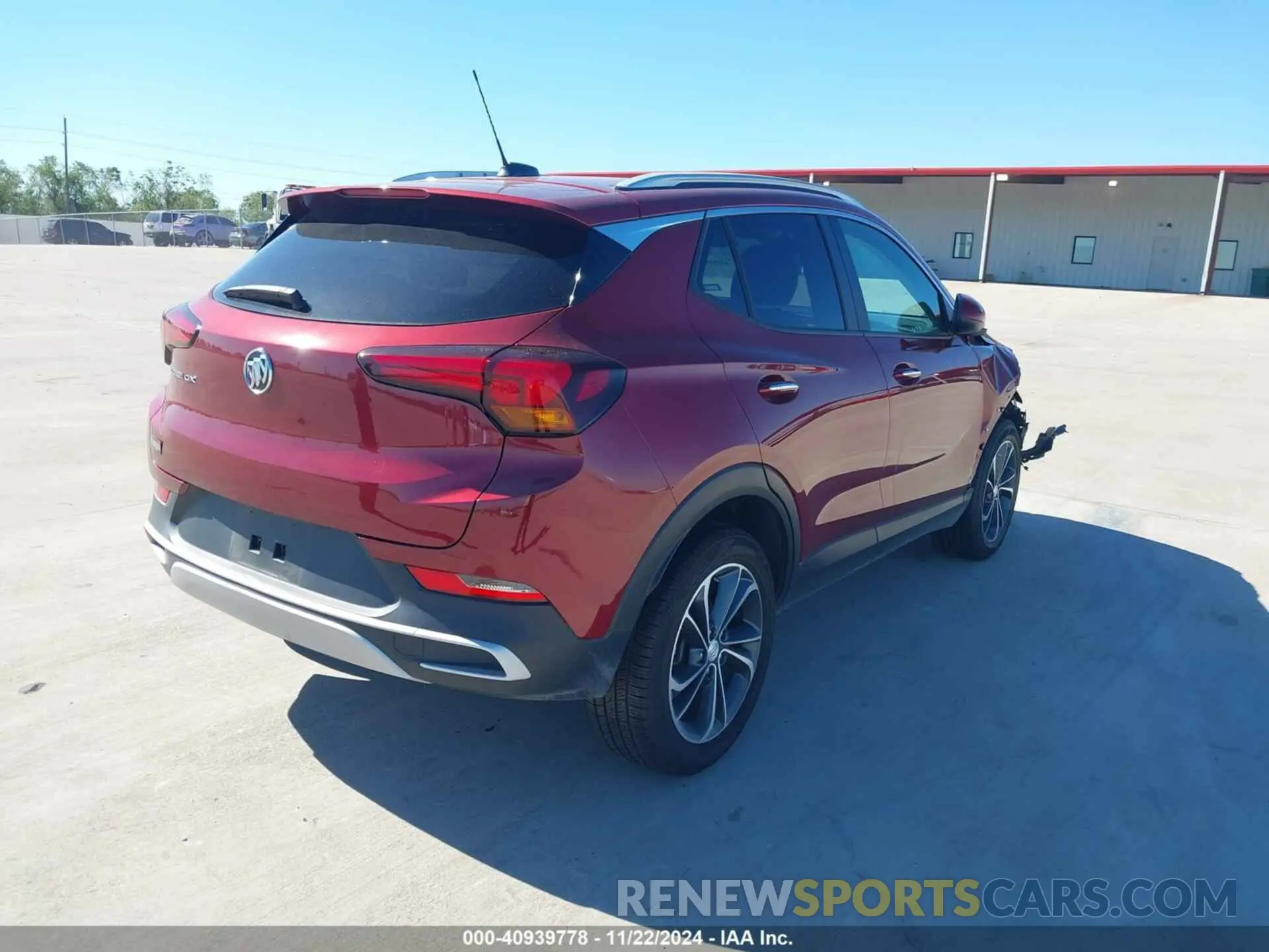 4 fotografías del automóvil dañado KL4MMDS23PB046863 BUICK ENCORE GX 2023