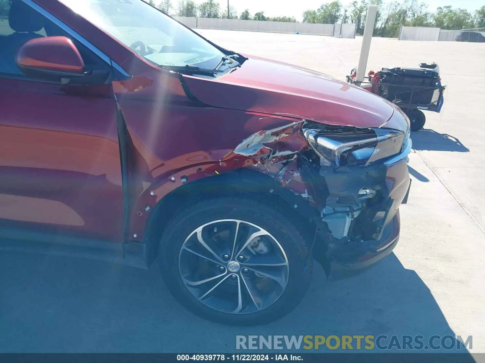 6 fotografías del automóvil dañado KL4MMDS23PB046863 BUICK ENCORE GX 2023