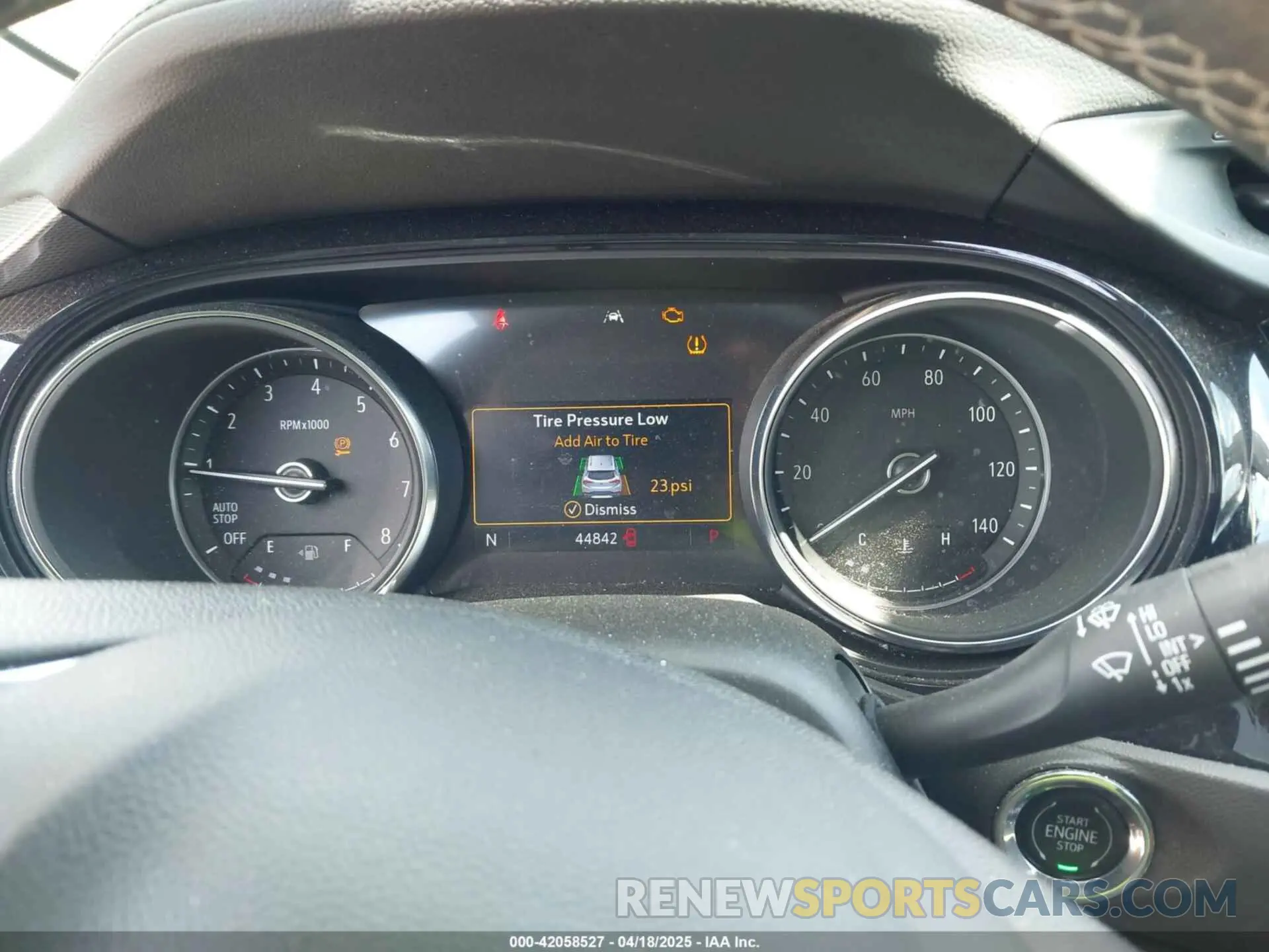 7 fotografías del automóvil dañado KL4MMDS25PB046461 BUICK ENCORE GX 2023