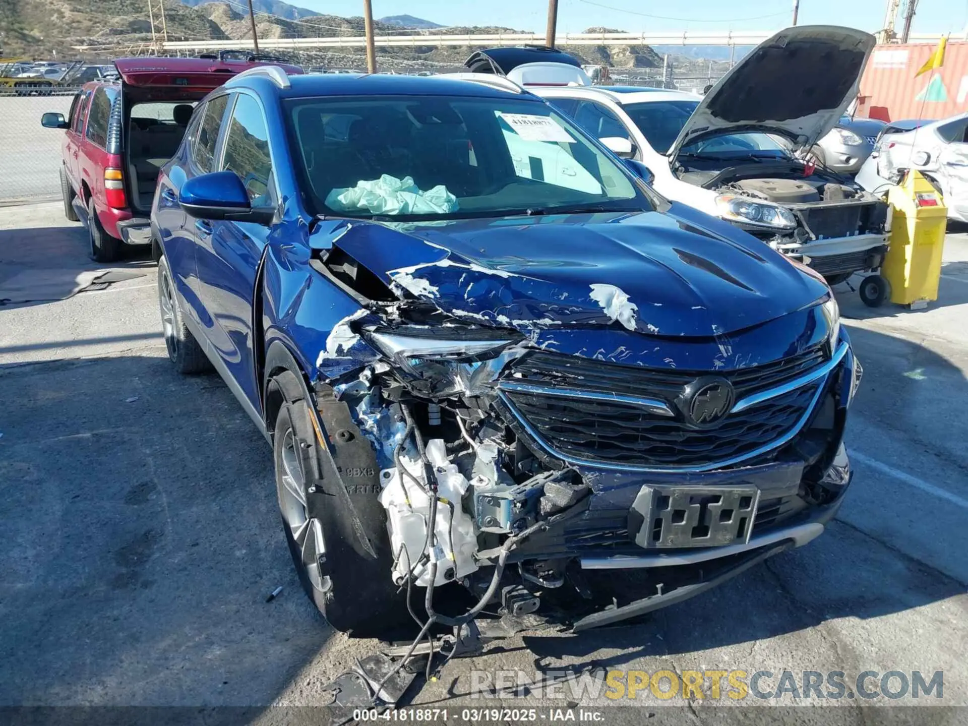 1 fotografías del automóvil dañado KL4MMDS26PB126674 BUICK ENCORE GX 2023