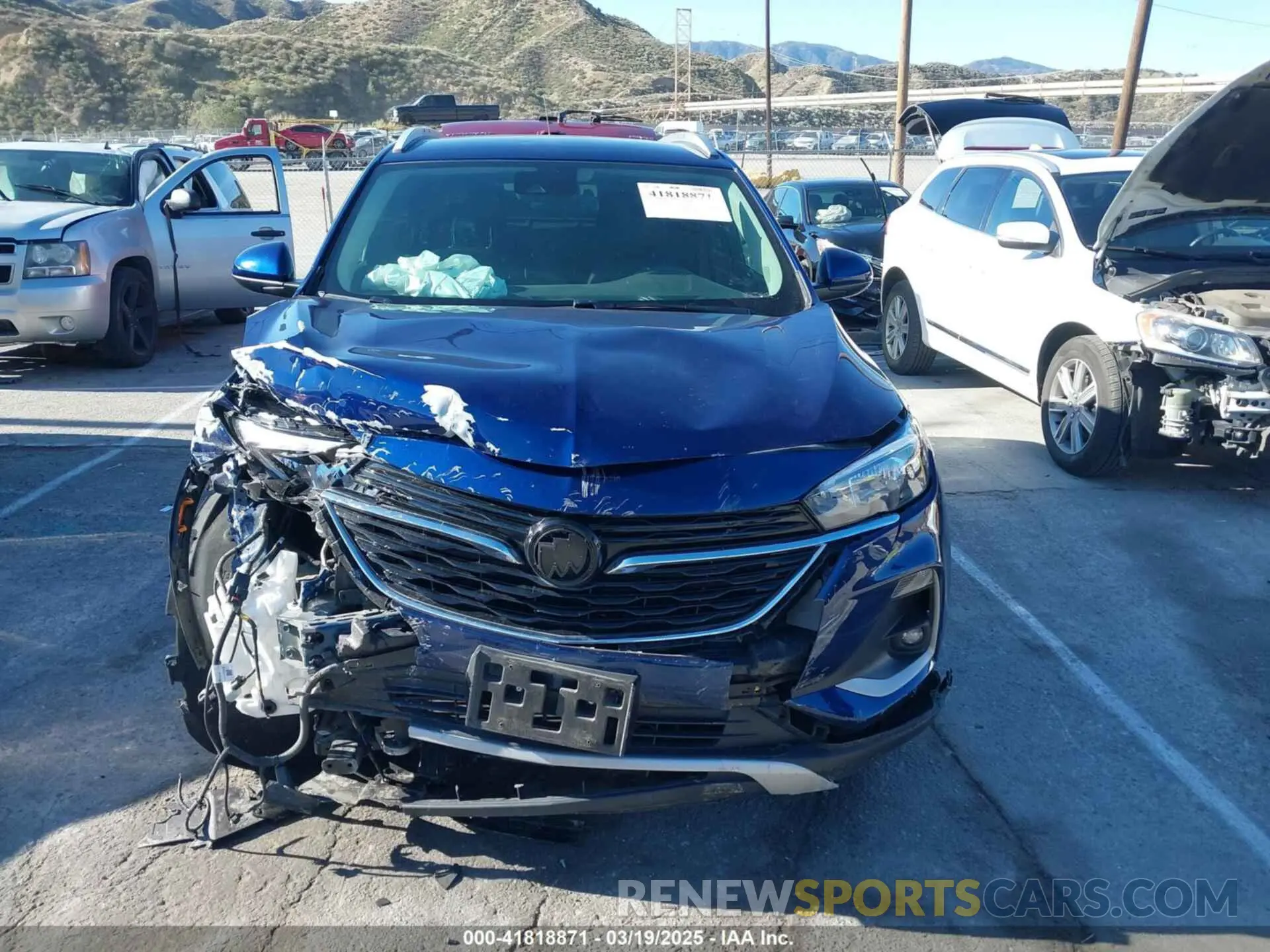 11 fotografías del automóvil dañado KL4MMDS26PB126674 BUICK ENCORE GX 2023
