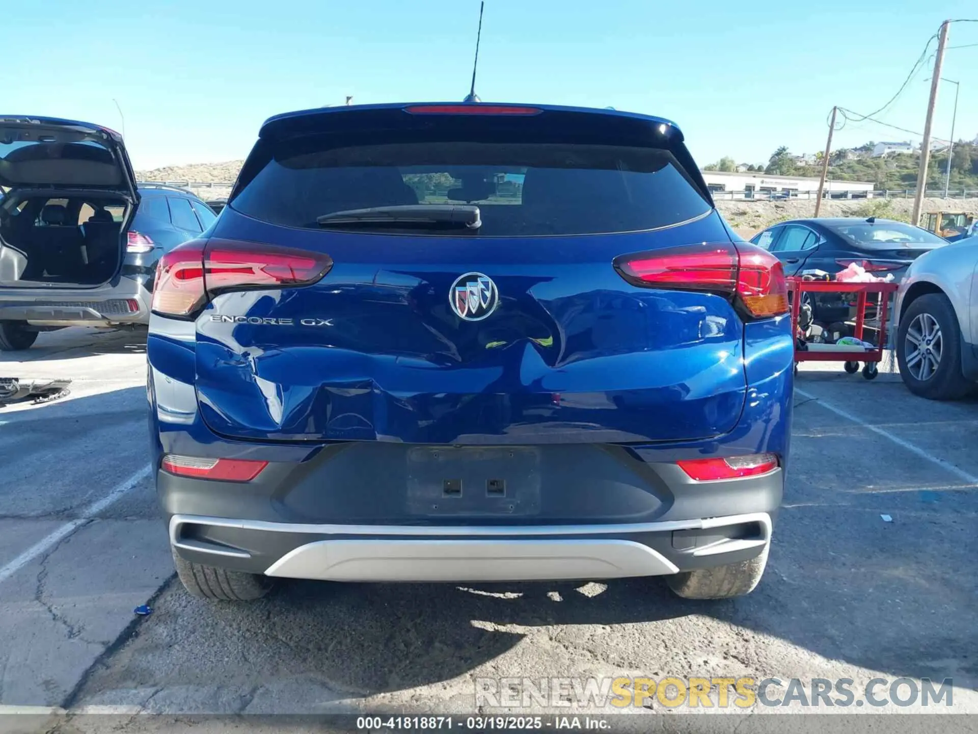 15 fotografías del automóvil dañado KL4MMDS26PB126674 BUICK ENCORE GX 2023