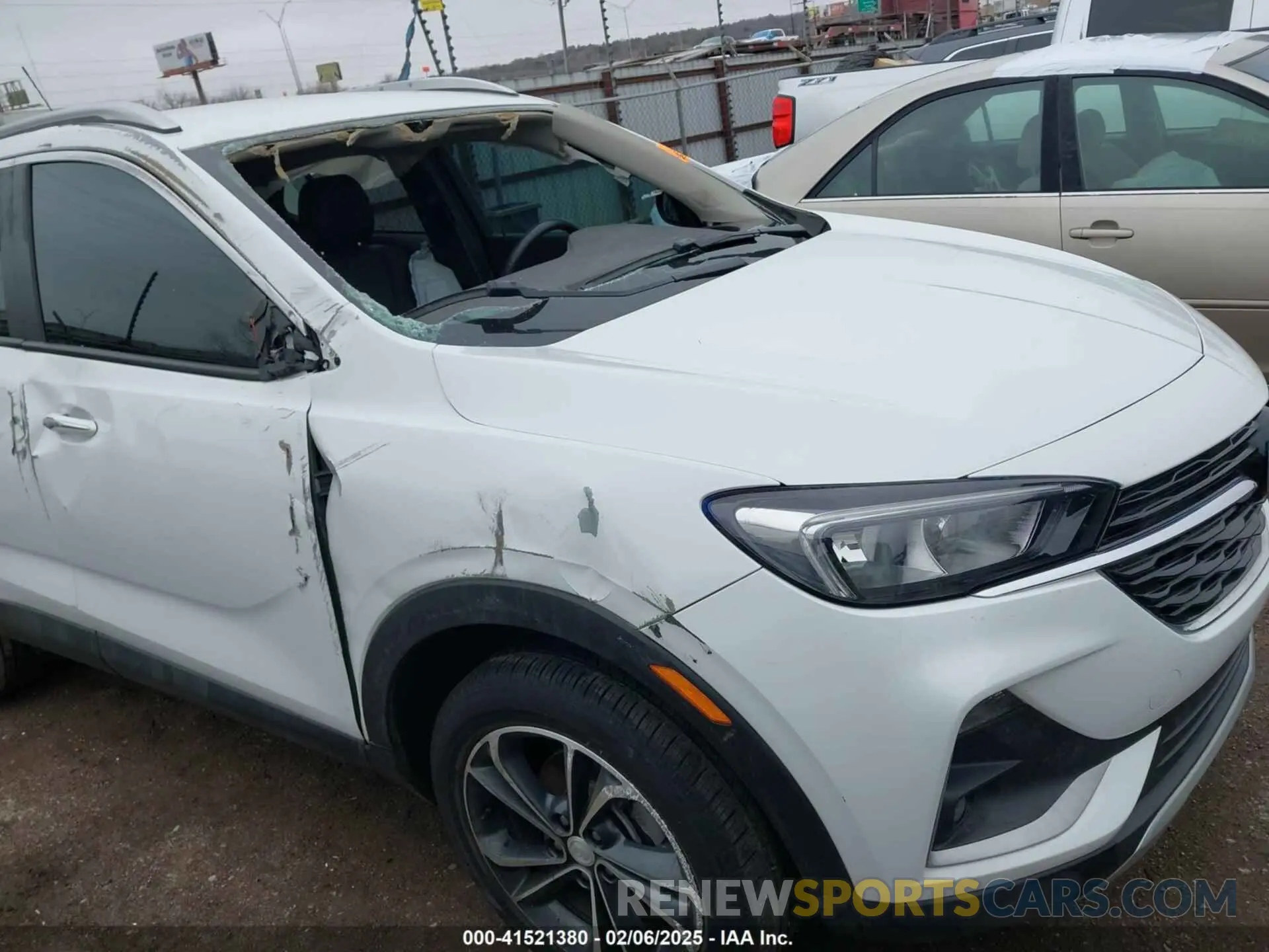 6 fotografías del automóvil dañado KL4MMDS28PB082662 BUICK ENCORE GX 2023