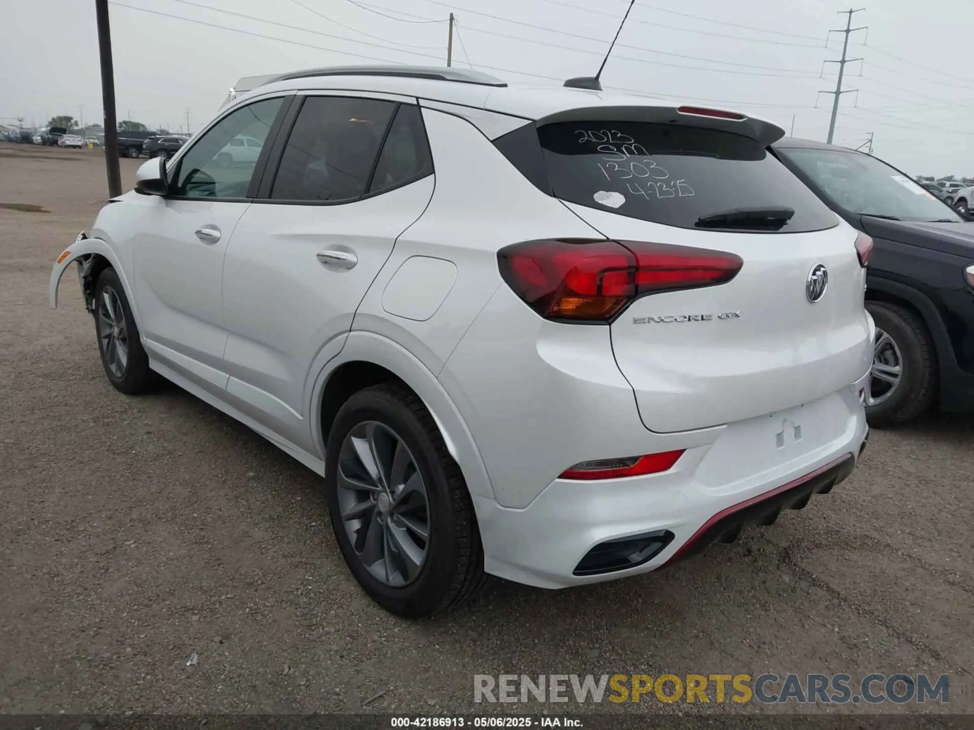 3 fotografías del automóvil dañado KL4MMDS28PB151303 BUICK ENCORE GX 2023