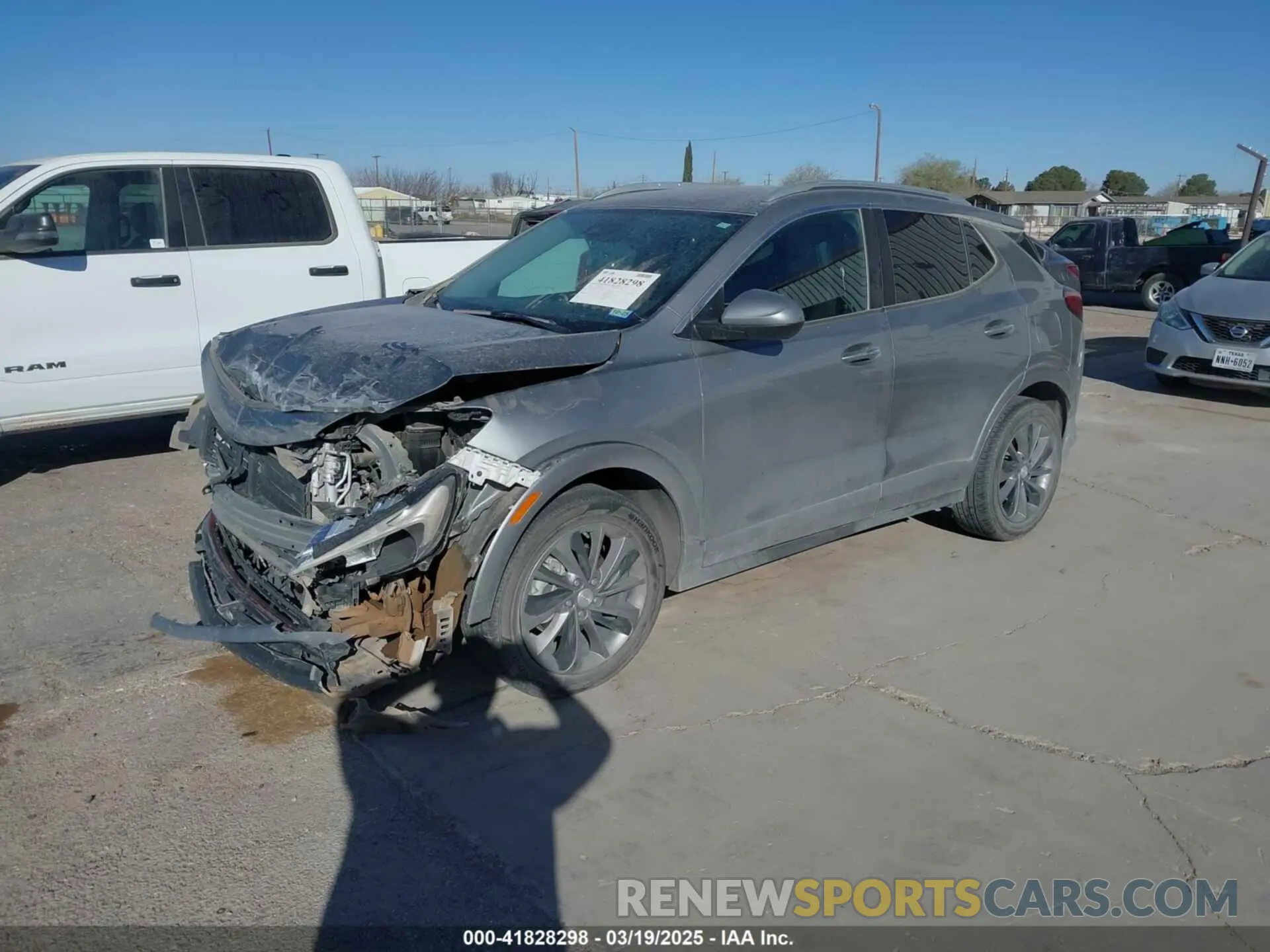 2 fotografías del automóvil dañado KL4MMDSL6PB004194 BUICK ENCORE GX 2023