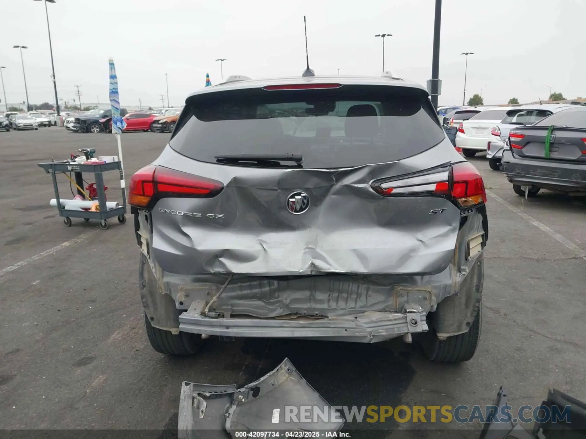 6 fotografías del automóvil dañado KL4MMDSL8PB163721 BUICK ENCORE GX 2023
