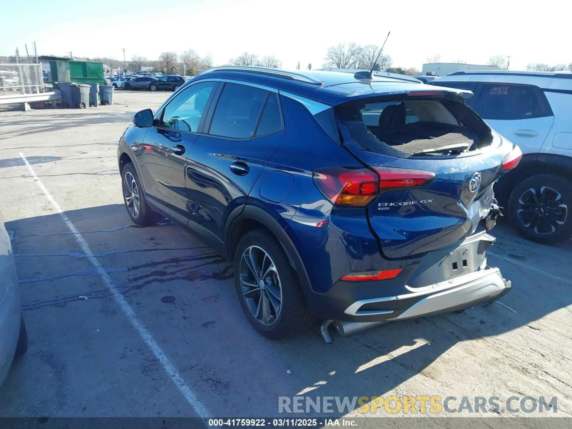 3 fotografías del automóvil dañado KL4MMESL3PB071051 BUICK ENCORE GX 2023
