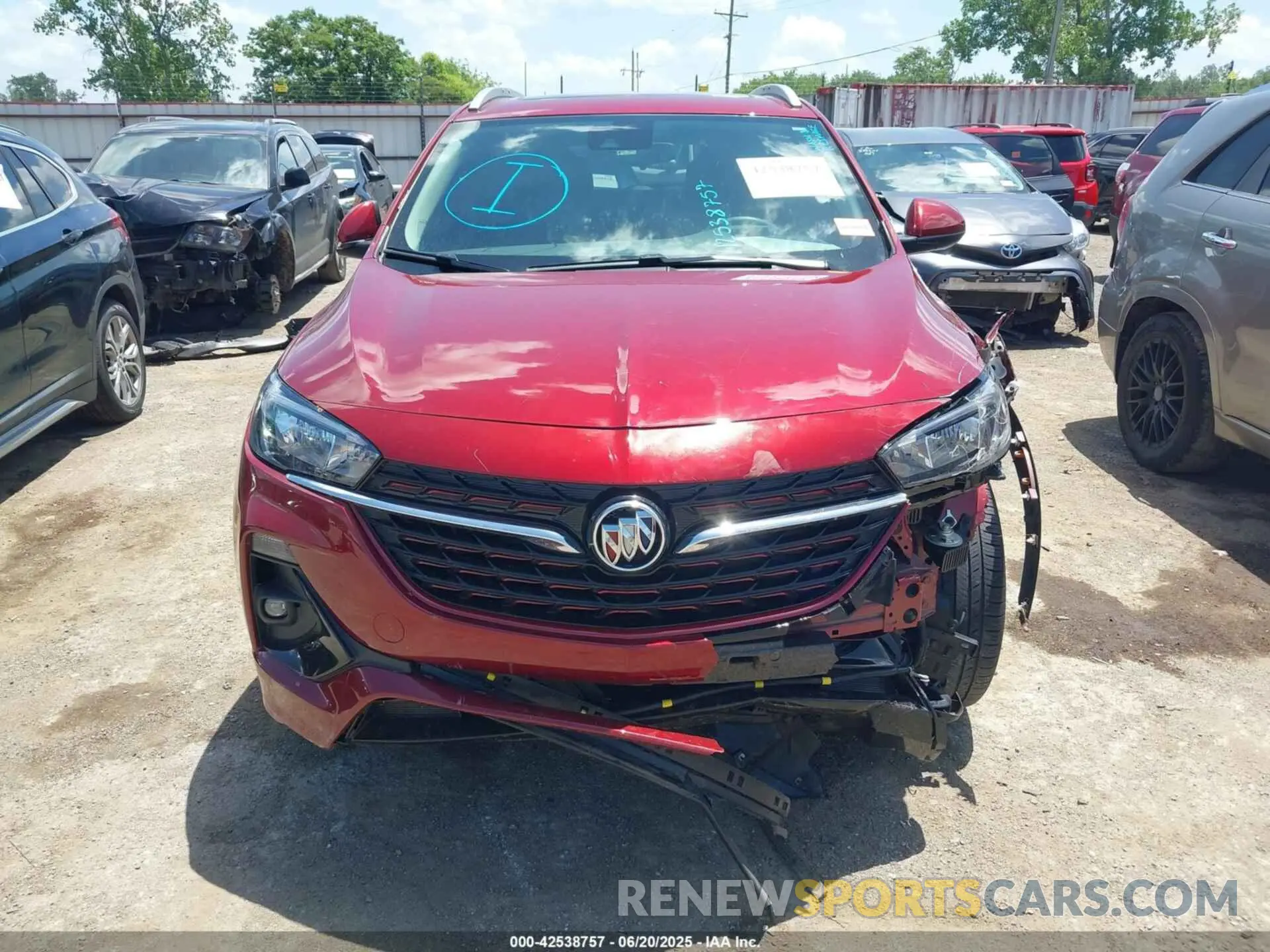 12 fotografías del automóvil dañado KL4MMESL4PB086061 BUICK ENCORE GX 2023