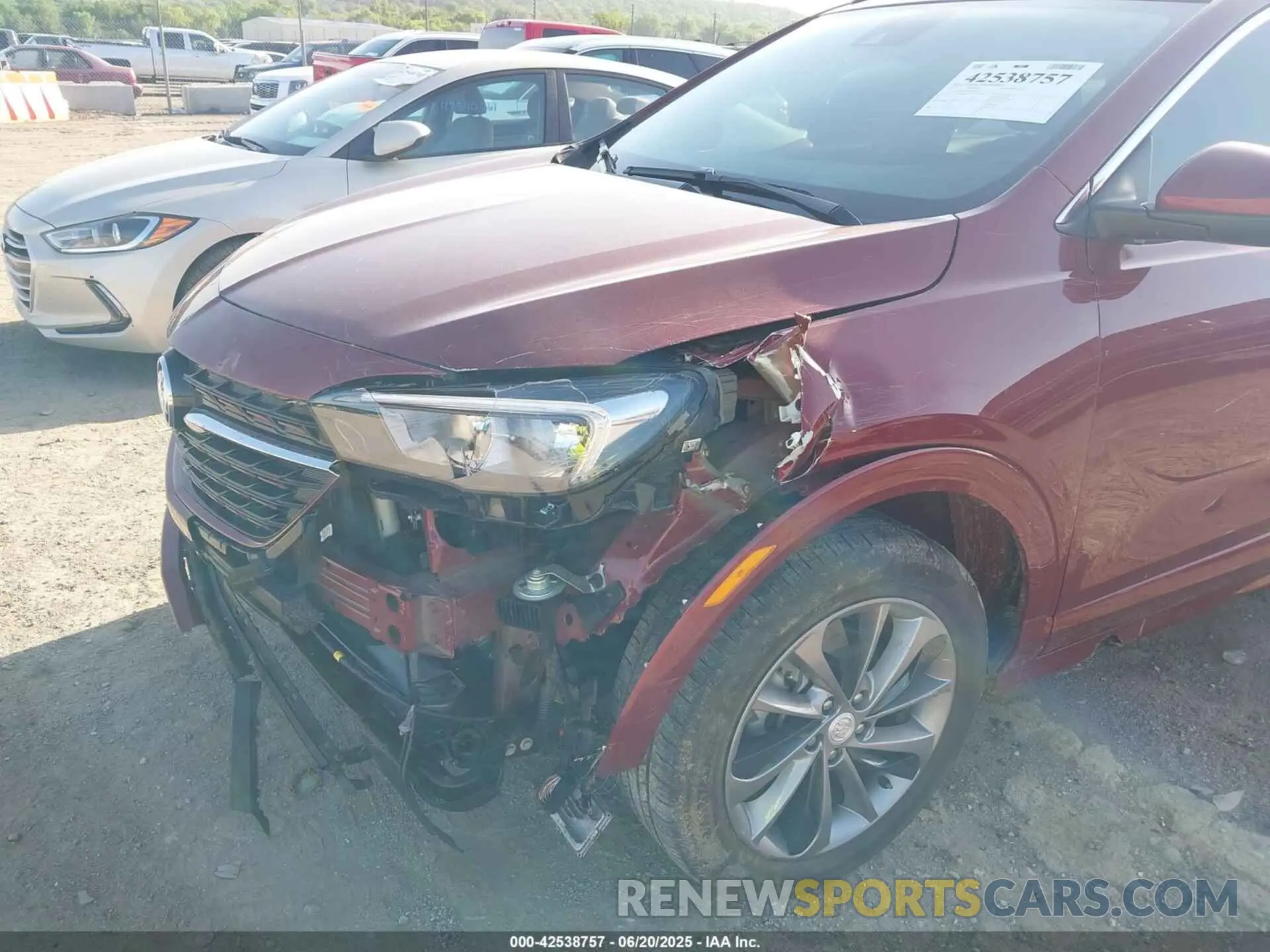 6 fotografías del automóvil dañado KL4MMESL4PB086061 BUICK ENCORE GX 2023
