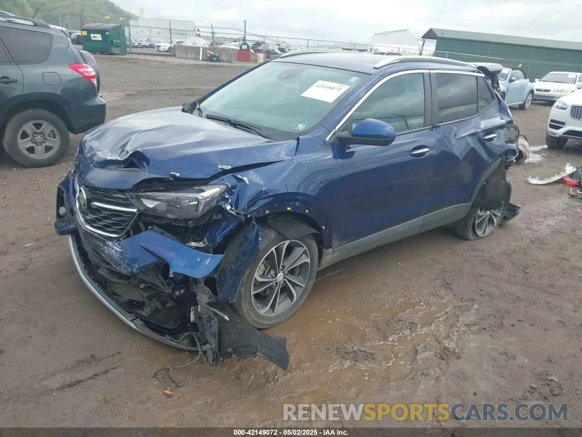 2 fotografías del automóvil dañado KL4MMESL4PB115946 BUICK ENCORE GX 2023