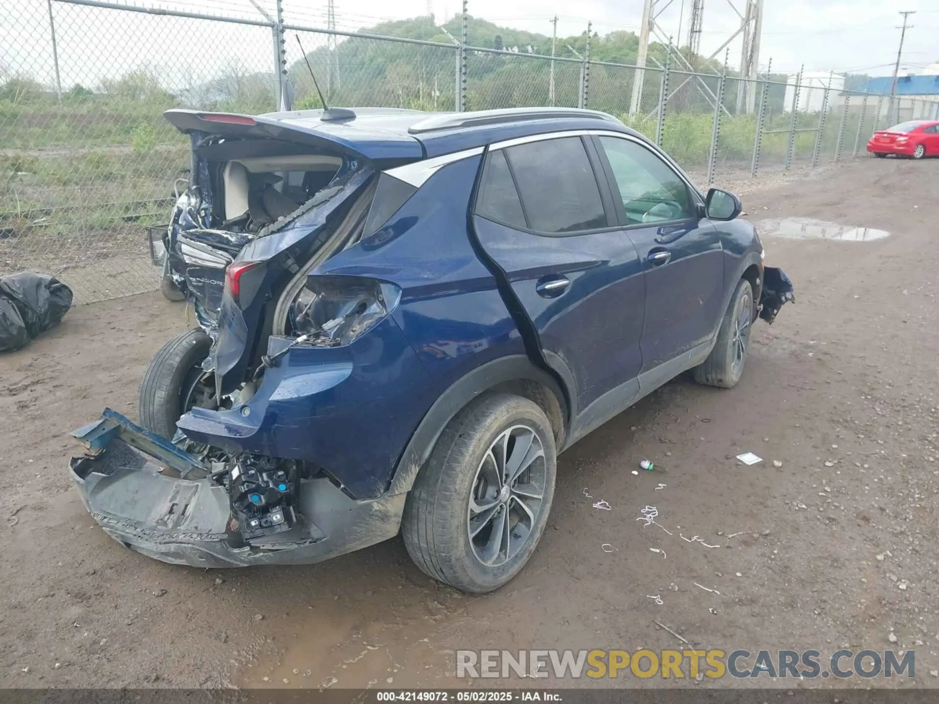 4 fotografías del automóvil dañado KL4MMESL4PB115946 BUICK ENCORE GX 2023