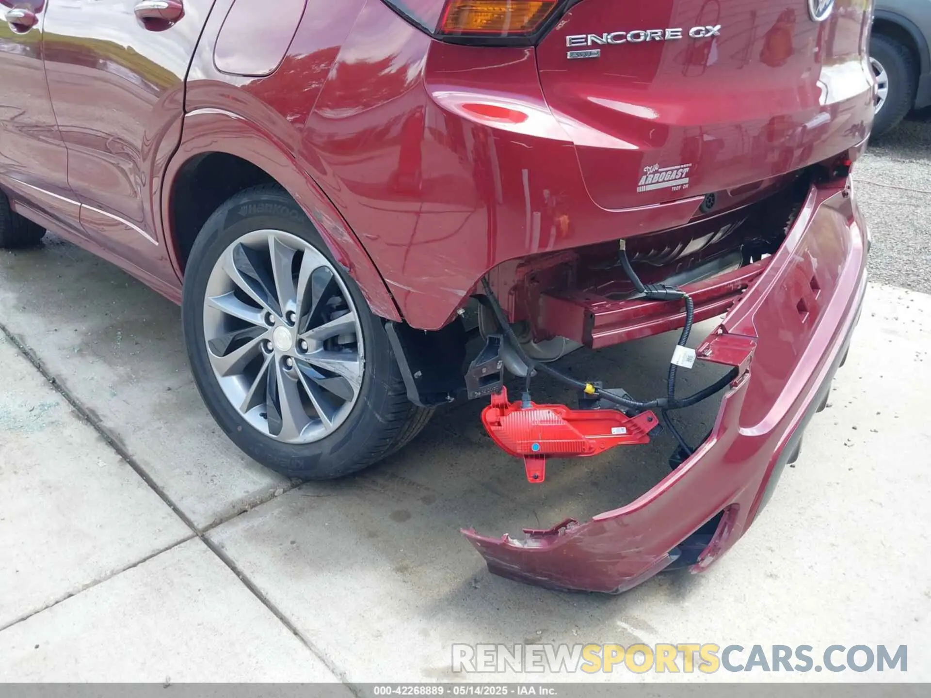 6 fotografías del automóvil dañado KL4MMESL7PB127282 BUICK ENCORE GX 2023