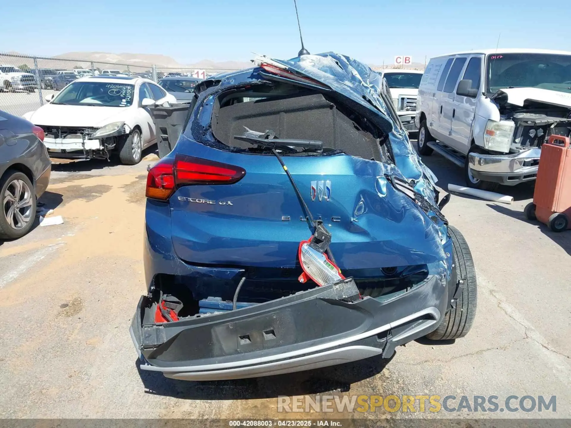 16 fotografías del automóvil dañado KL4AMBS25RB097341 BUICK ENCORE GX 2024