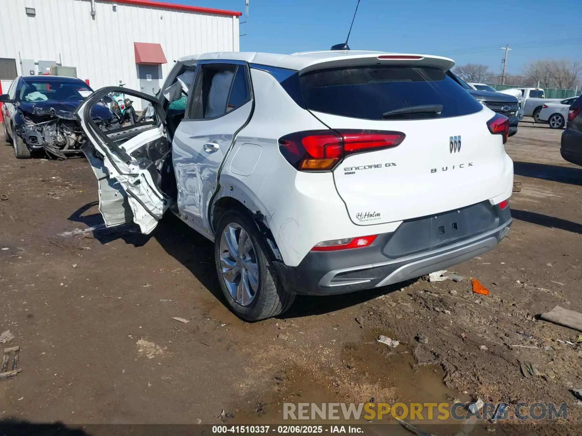 3 fotografías del automóvil dañado KL4AMCSL7RB004379 BUICK ENCORE GX 2024