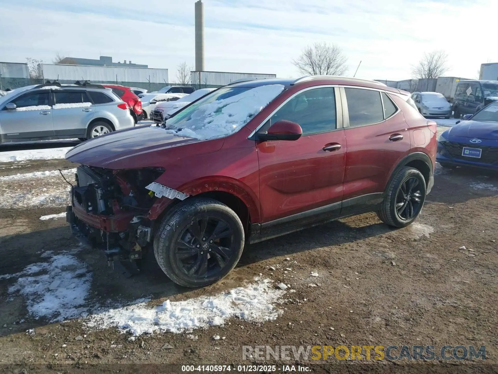 2 fotografías del automóvil dañado KL4AMESL0RB002758 BUICK ENCORE GX 2024