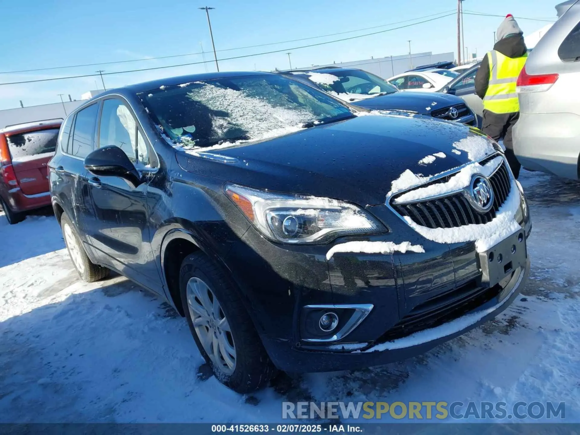 1 fotografías del automóvil dañado LRBFX1SA4KD125515 BUICK ENVISION 2019