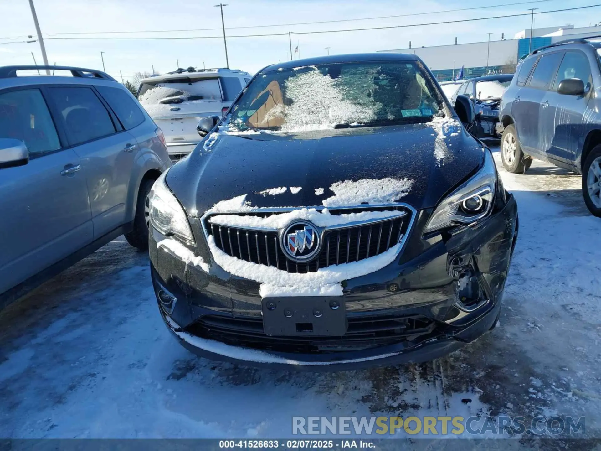 12 fotografías del automóvil dañado LRBFX1SA4KD125515 BUICK ENVISION 2019