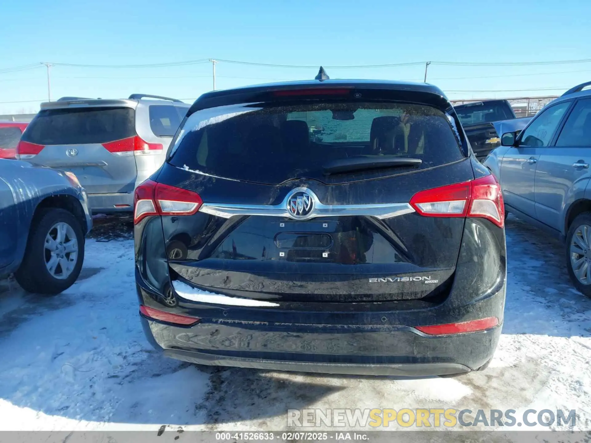 16 fotografías del automóvil dañado LRBFX1SA4KD125515 BUICK ENVISION 2019