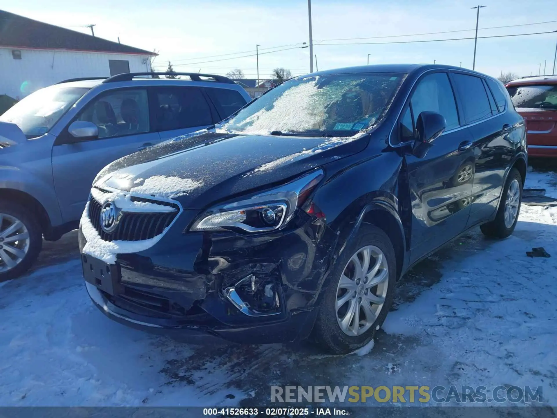 2 fotografías del automóvil dañado LRBFX1SA4KD125515 BUICK ENVISION 2019
