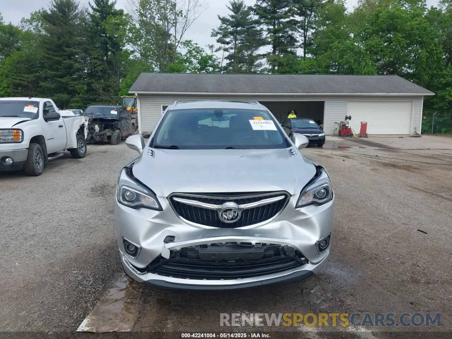 12 fotografías del automóvil dañado LRBFX2SA0KD075816 BUICK ENVISION 2019
