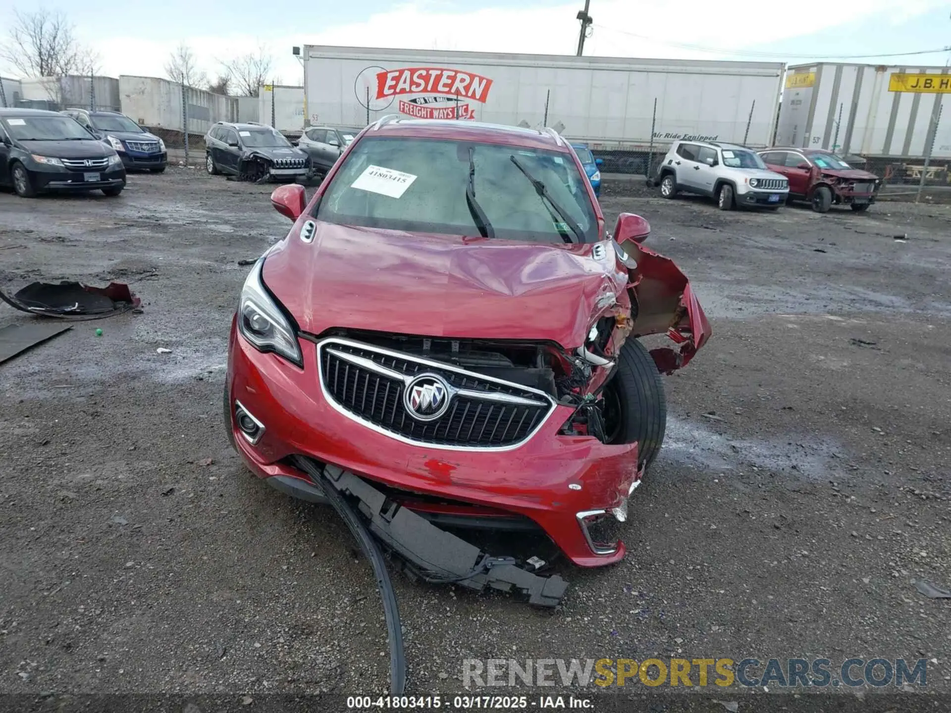 12 fotografías del automóvil dañado LRBFX2SA0KD125646 BUICK ENVISION 2019