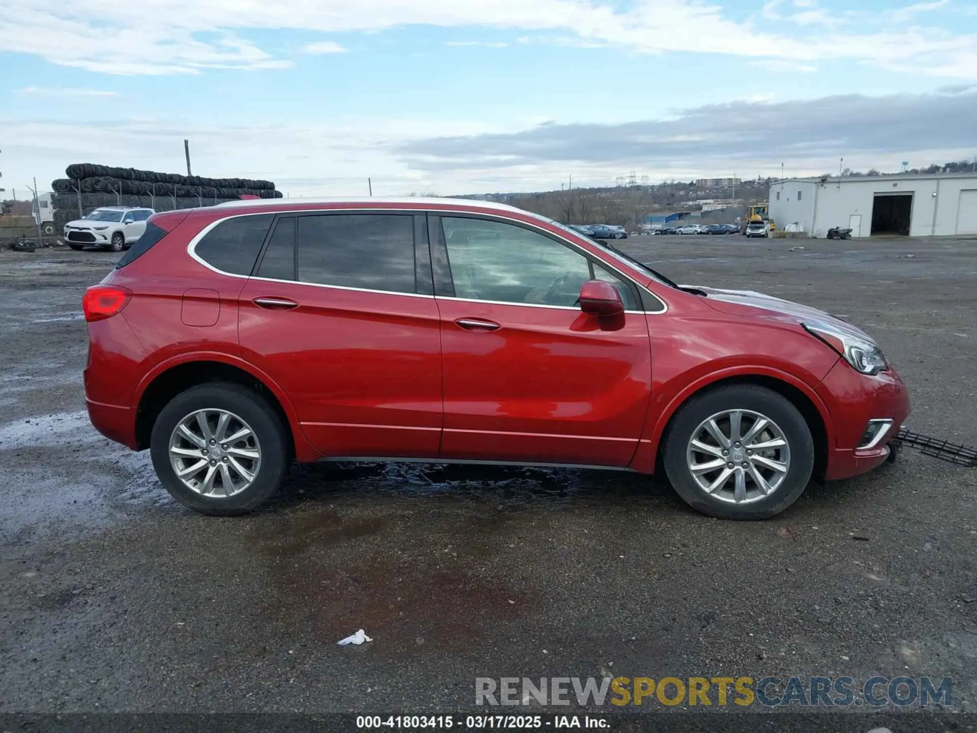 13 fotografías del automóvil dañado LRBFX2SA0KD125646 BUICK ENVISION 2019