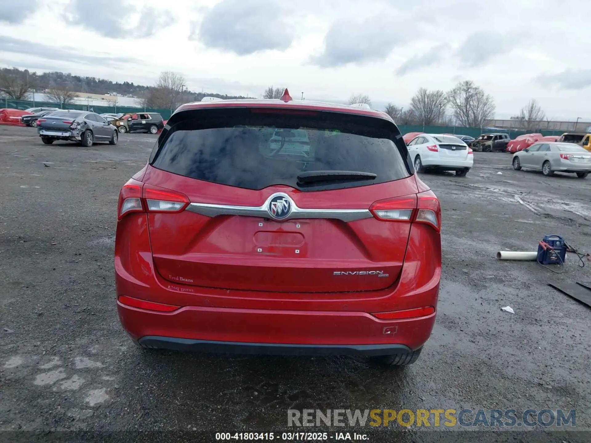 16 fotografías del automóvil dañado LRBFX2SA0KD125646 BUICK ENVISION 2019