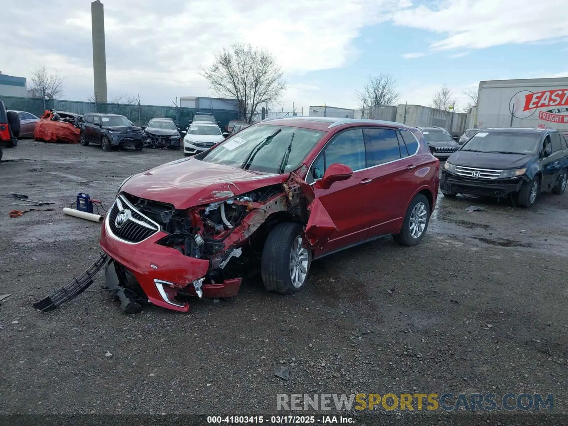 2 fotografías del automóvil dañado LRBFX2SA0KD125646 BUICK ENVISION 2019