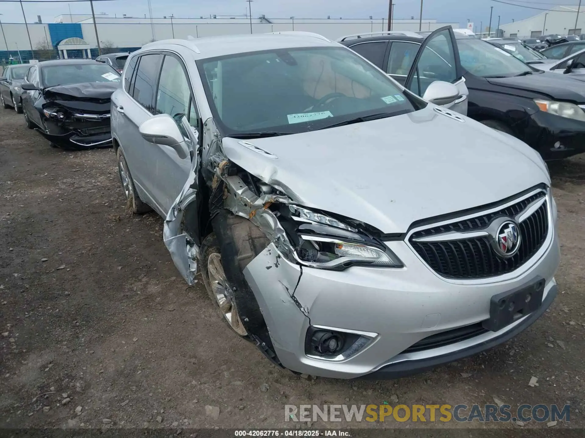 6 fotografías del automóvil dañado LRBFX2SA2KD005461 BUICK ENVISION 2019