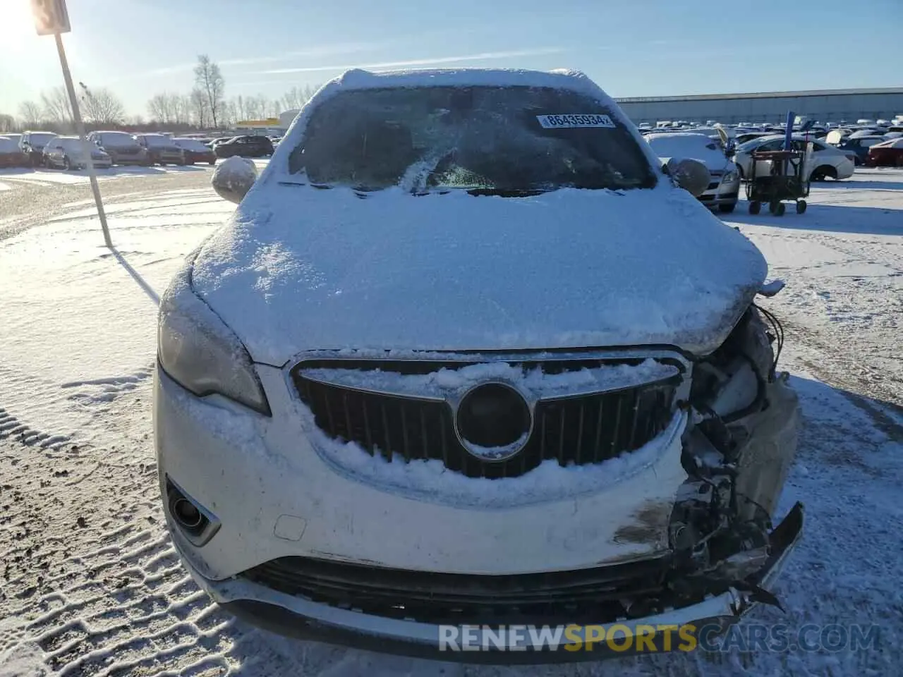 5 fotografías del automóvil dañado LRBFX2SA4KD144992 BUICK ENVISION 2019