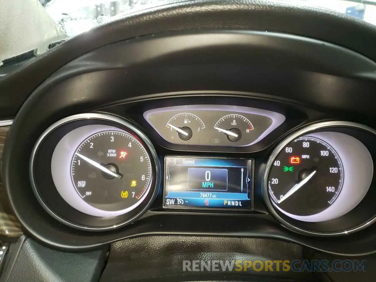 9 fotografías del automóvil dañado LRBFX2SA7KD107838 BUICK ENVISION 2019