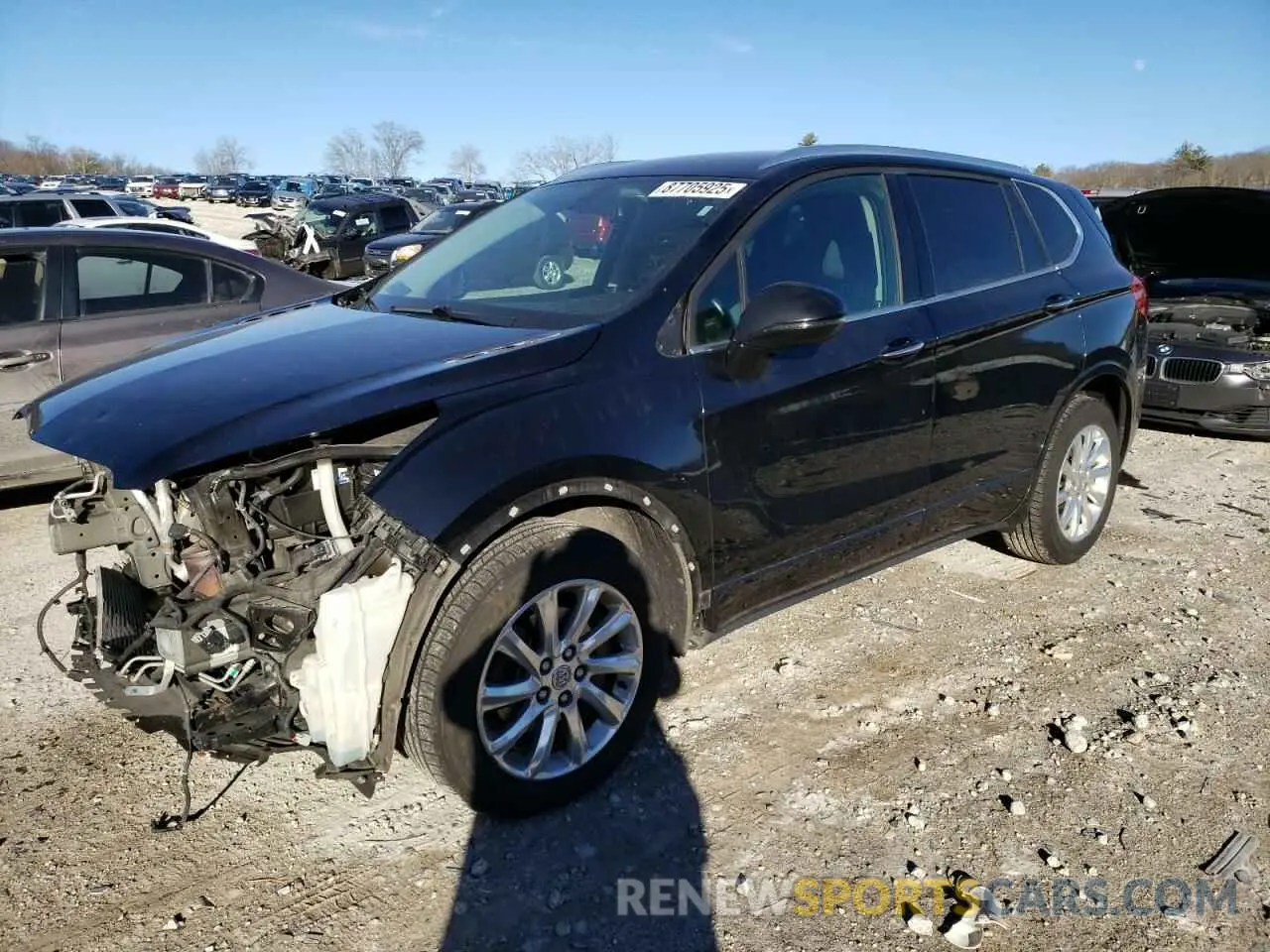1 fotografías del automóvil dañado LRBFX2SA9KD000371 BUICK ENVISION 2019