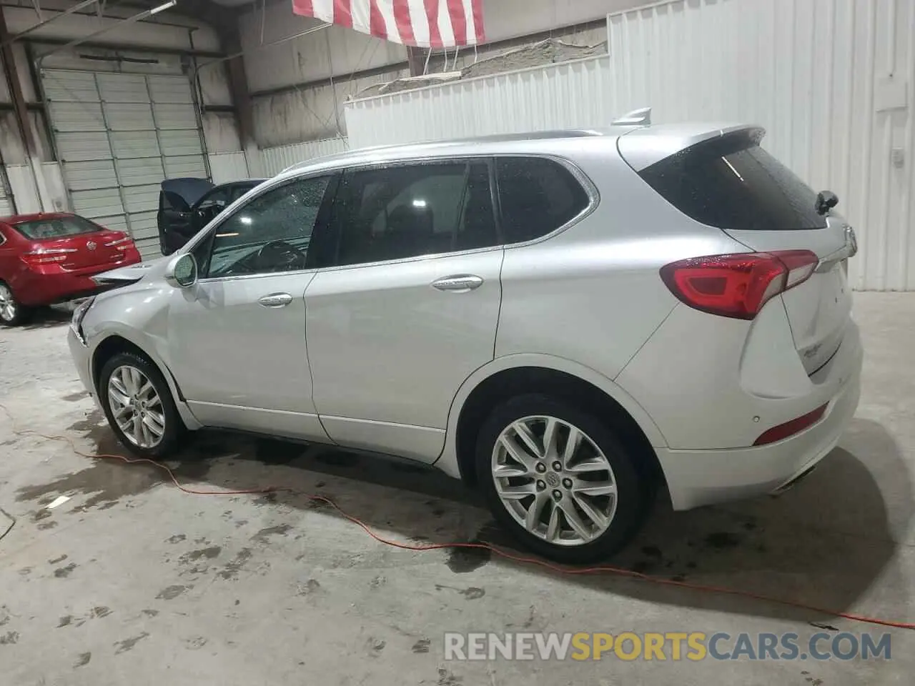 2 fotografías del automóvil dañado LRBFX3SX3KD030301 BUICK ENVISION 2019
